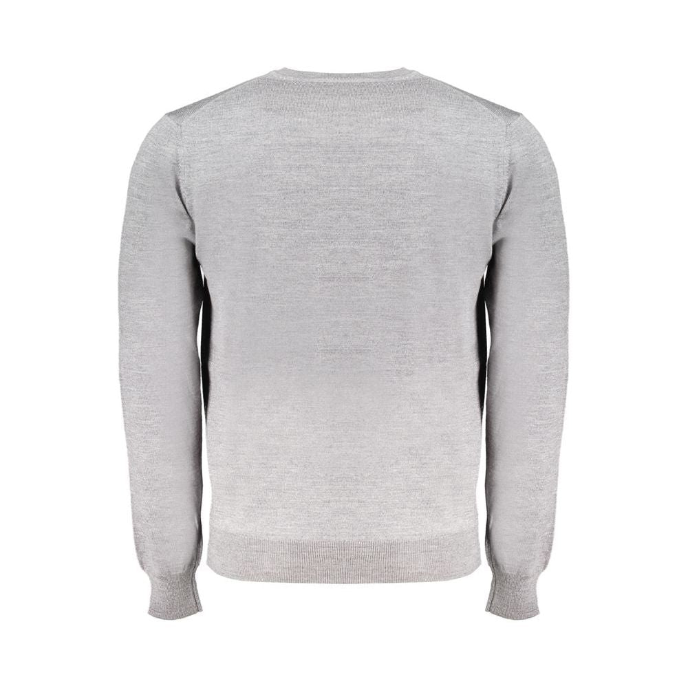 Harmont & Blaine Gray Wool Sweater Harmont & Blaine Gray