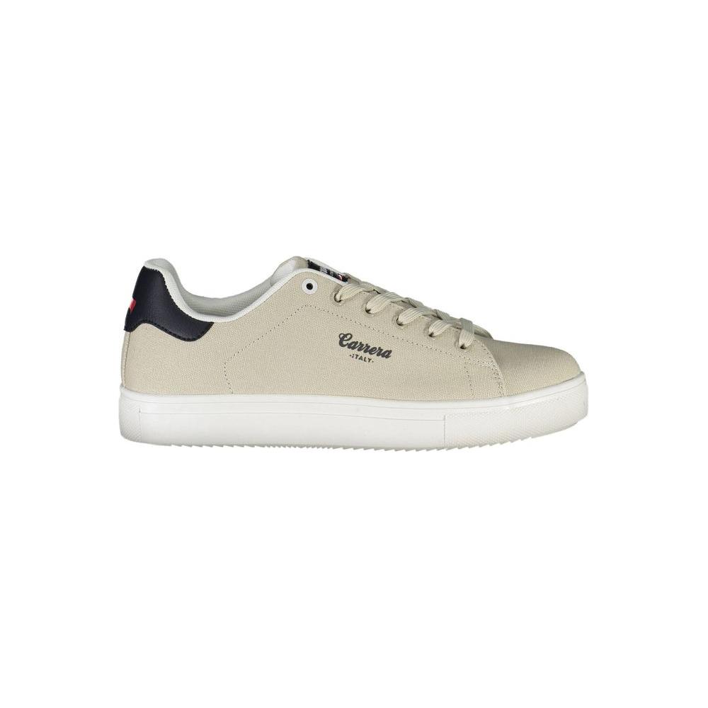 Carrera Beige Polyethylene Men Sneaker Carrera Light Gray