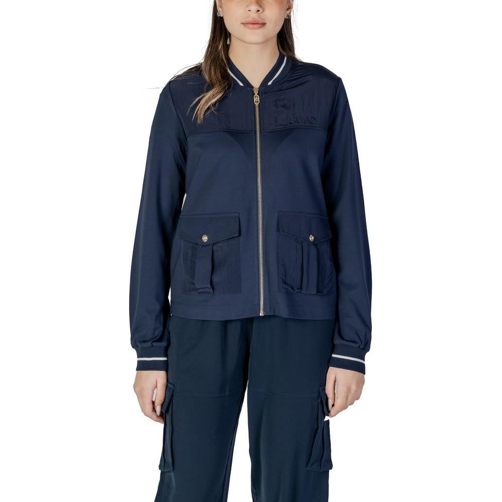 Liu Jo Blue Viscose Sweatshirt