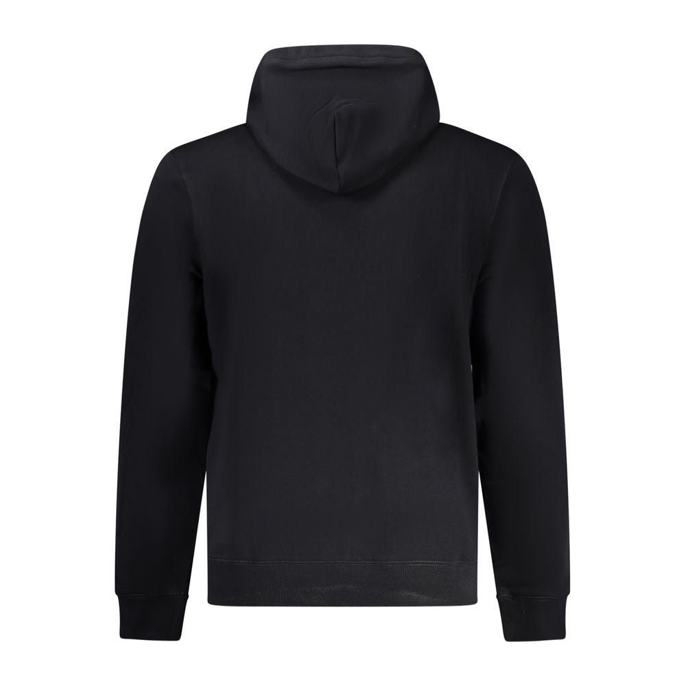 Napapijri Black Cotton Sweater Napapijri Black