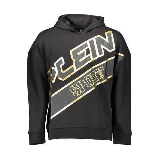 Plein Sport Black Cotton Men Sweater