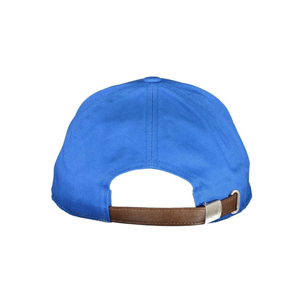 La Martina Blue Cotton Men Cap La Martina Royal Blue