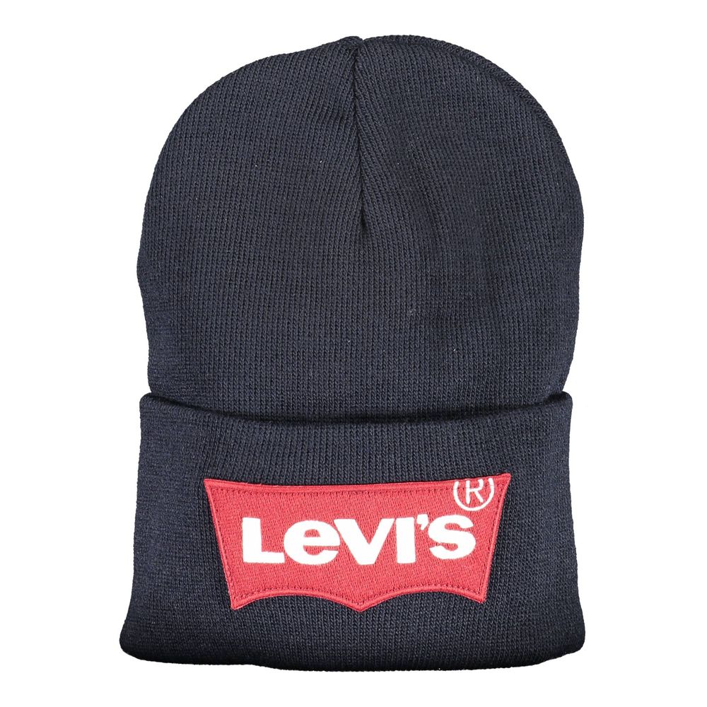 Levi's Blue Acrylic Men Cap Levi's Dark Slate Gray