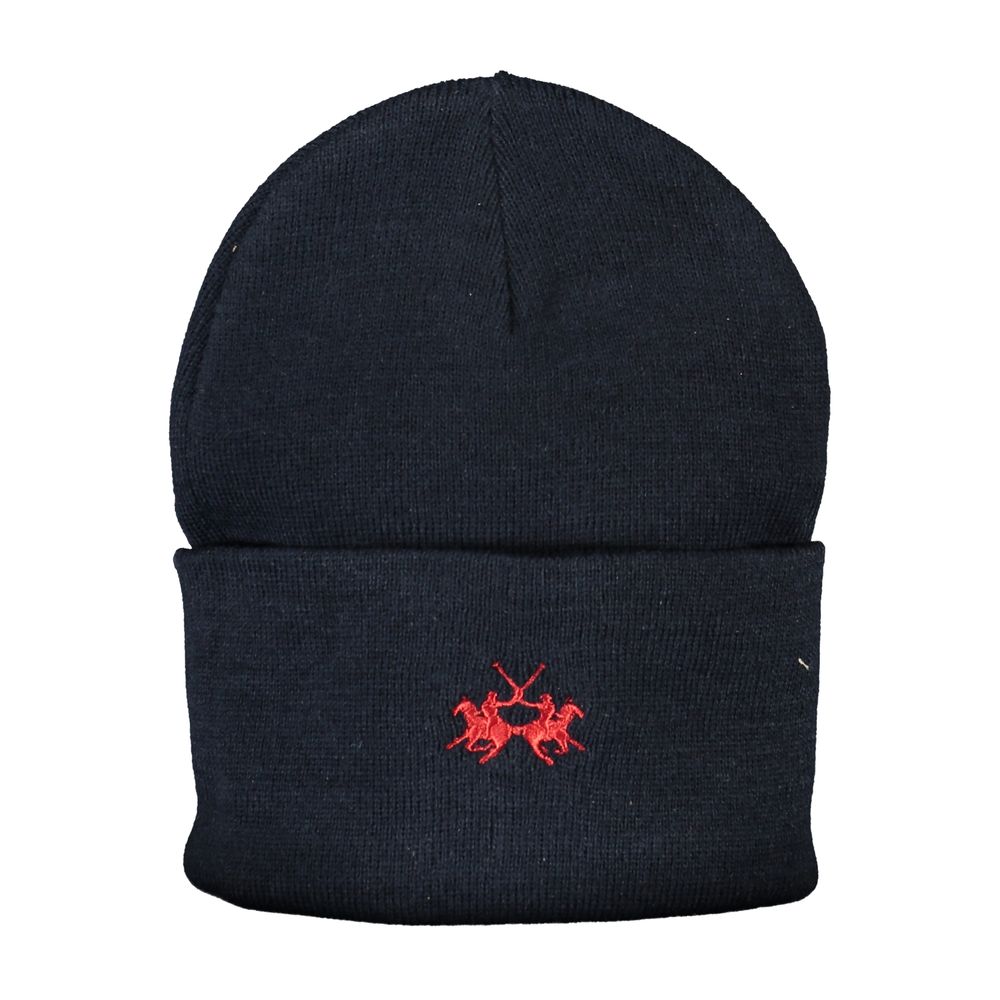 La Martina Blue Polyester Hats & Cap La Martina Dark Slate Gray