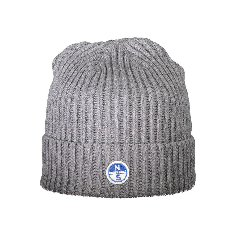 North Sails Gray Cotton Men Cap North Sails Light Slate Gray