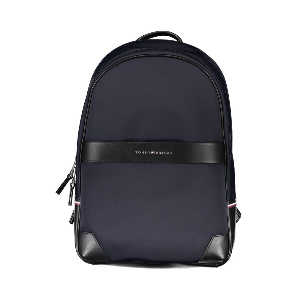 Tommy Hilfiger Blue Polyethylene Men Backpack Tommy Hilfiger Dark Slate Gray