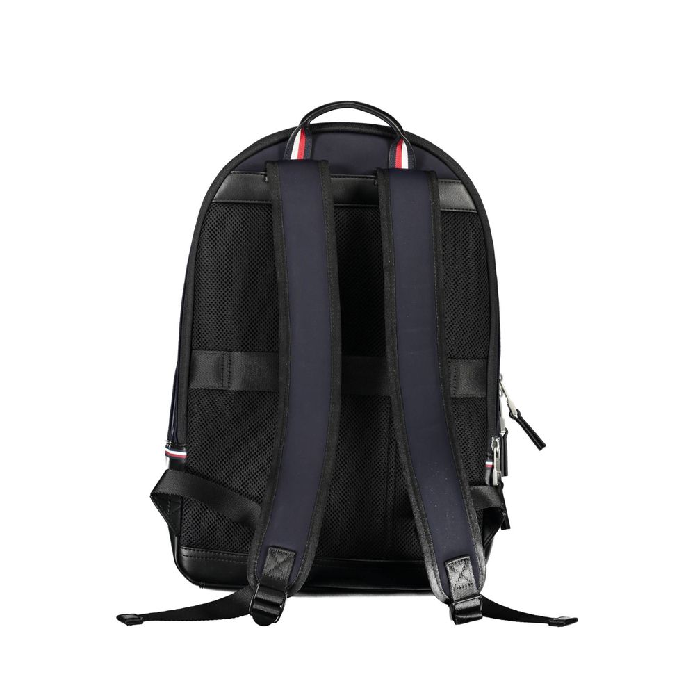 Tommy Hilfiger Blue Polyethylene Men Backpack Tommy Hilfiger Dark Slate Gray