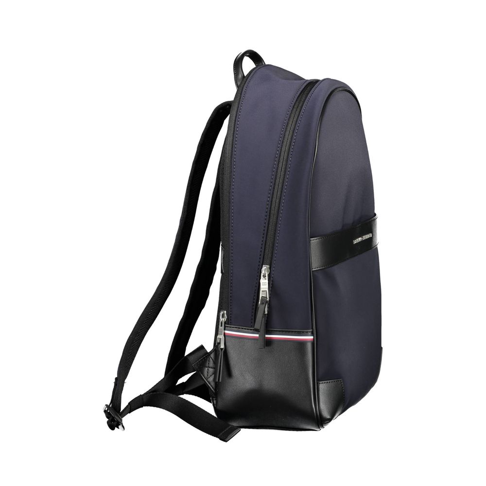 Tommy Hilfiger Blue Polyethylene Men Backpack Tommy Hilfiger Dark Slate Gray