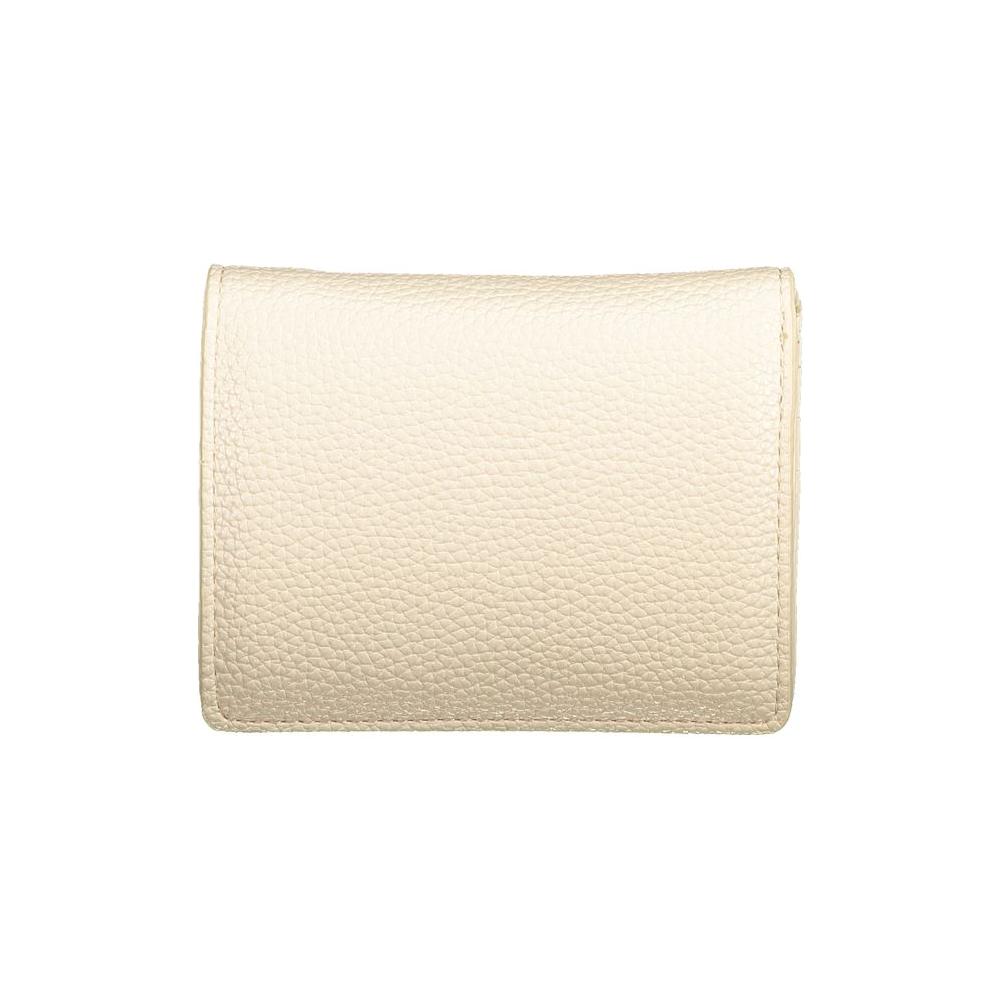 Valentino Bags Beige Polyethylene Wallet Valentino Bags Antique White