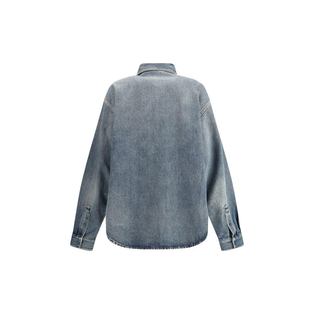 Balenciaga Oversized Shirt Balenciaga Slate Gray