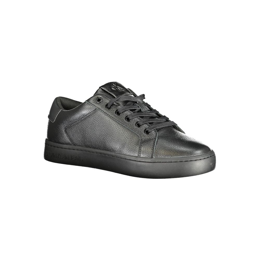 Calvin Klein Black Polyethylene Men Sneaker Calvin Klein Dark Slate Gray