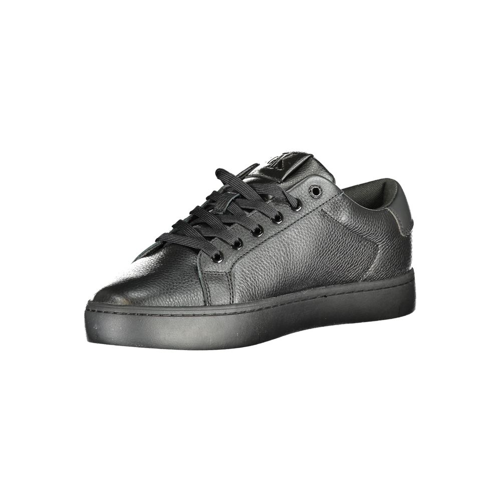 Calvin Klein Black Polyethylene Men Sneaker Calvin Klein Dark Slate Gray