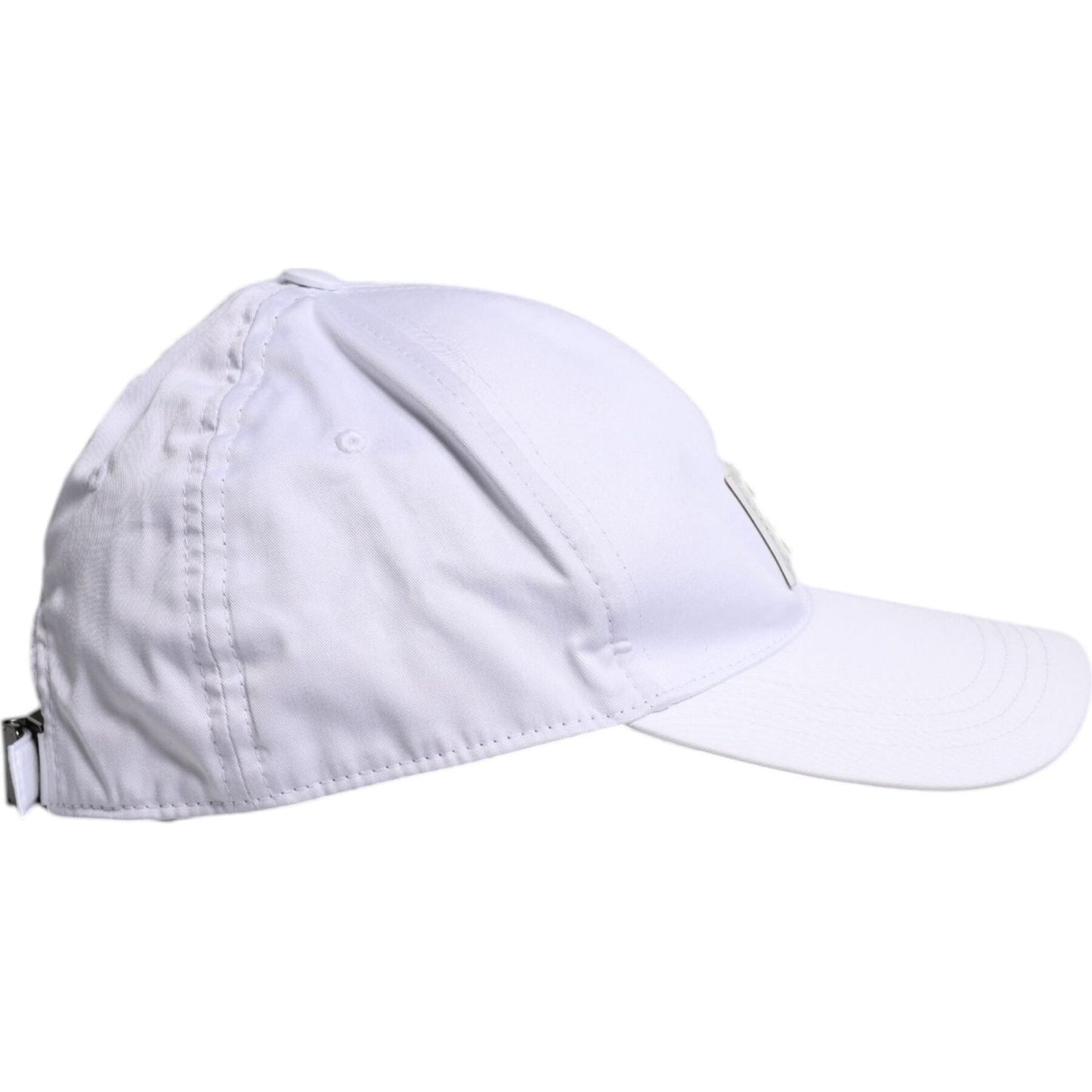 Dolce & Gabbana White DG Logo Plaque 6 Panels Baseball Cap Dolce & Gabbana Lavender