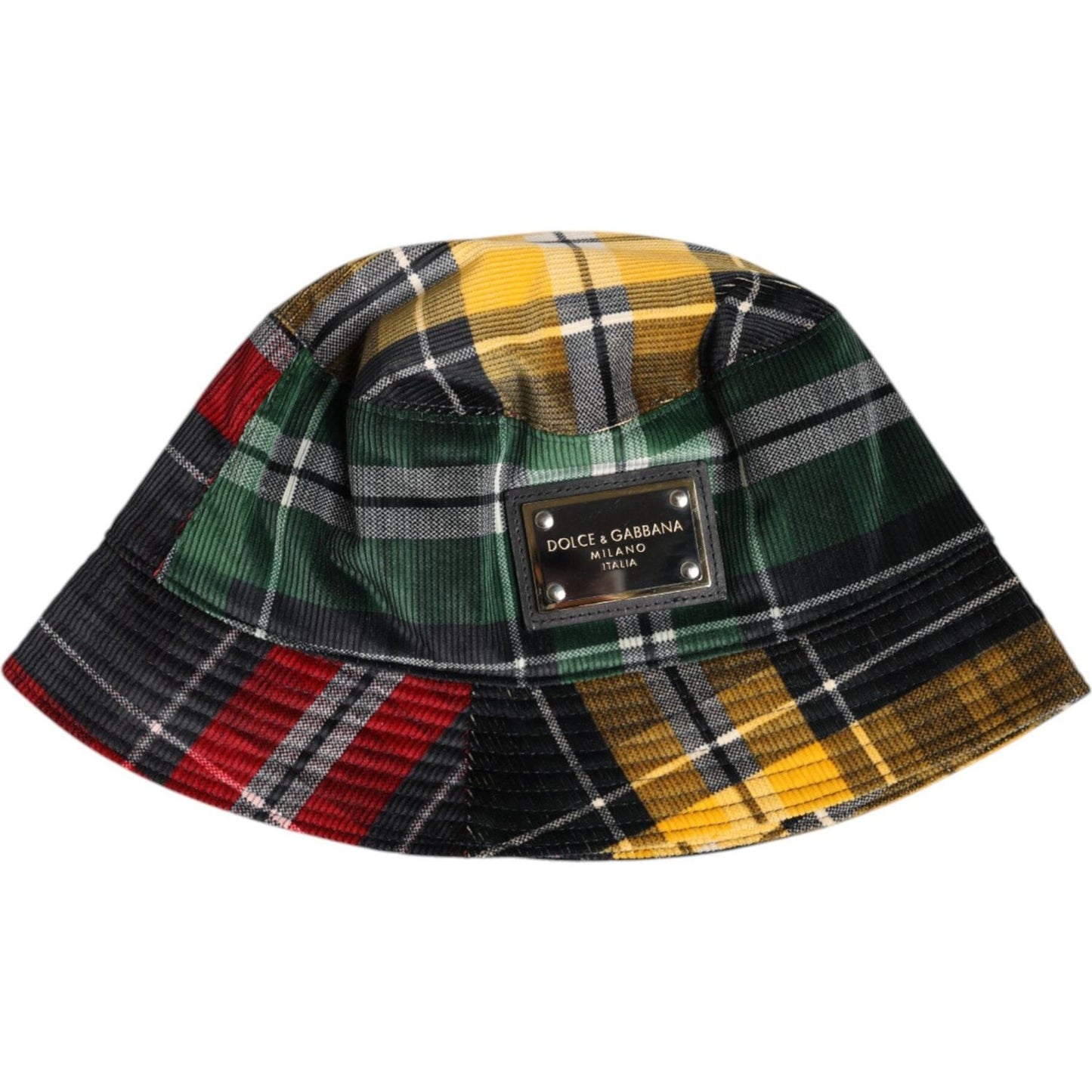 Dolce & Gabbana Multicolor Polyester Wide Brim Bucket Hat Dolce & Gabbana Dark Slate Gray
