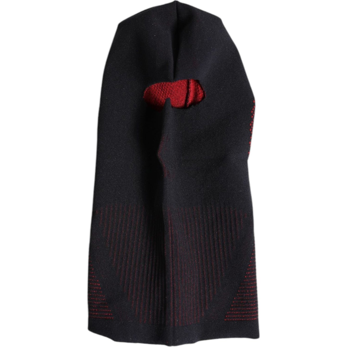 Dolce & Gabbana Black Cotton Knitted Ski Mask Balaclava Hat Dolce & Gabbana Black