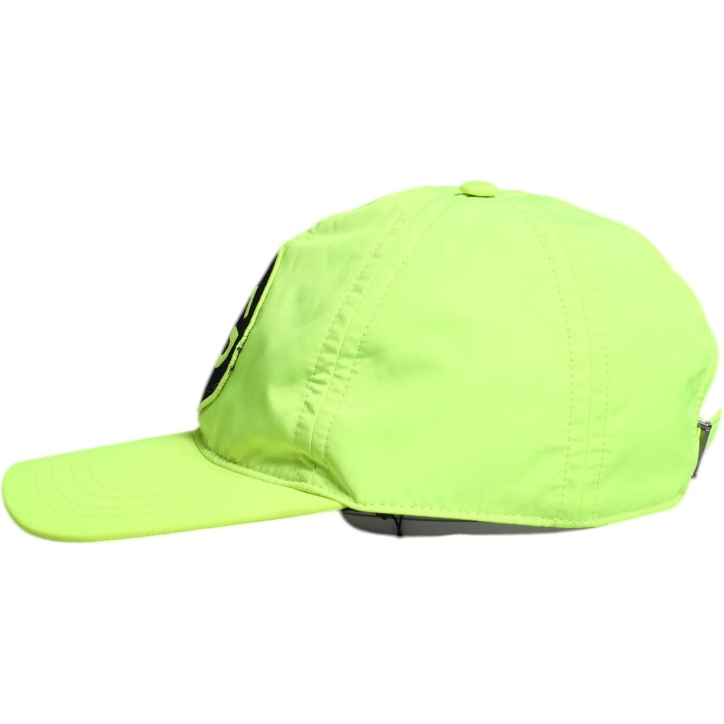 Dolce & Gabbana Yellow Green DG Logo 6 Panels Baseball Cap Dolce & Gabbana Khaki