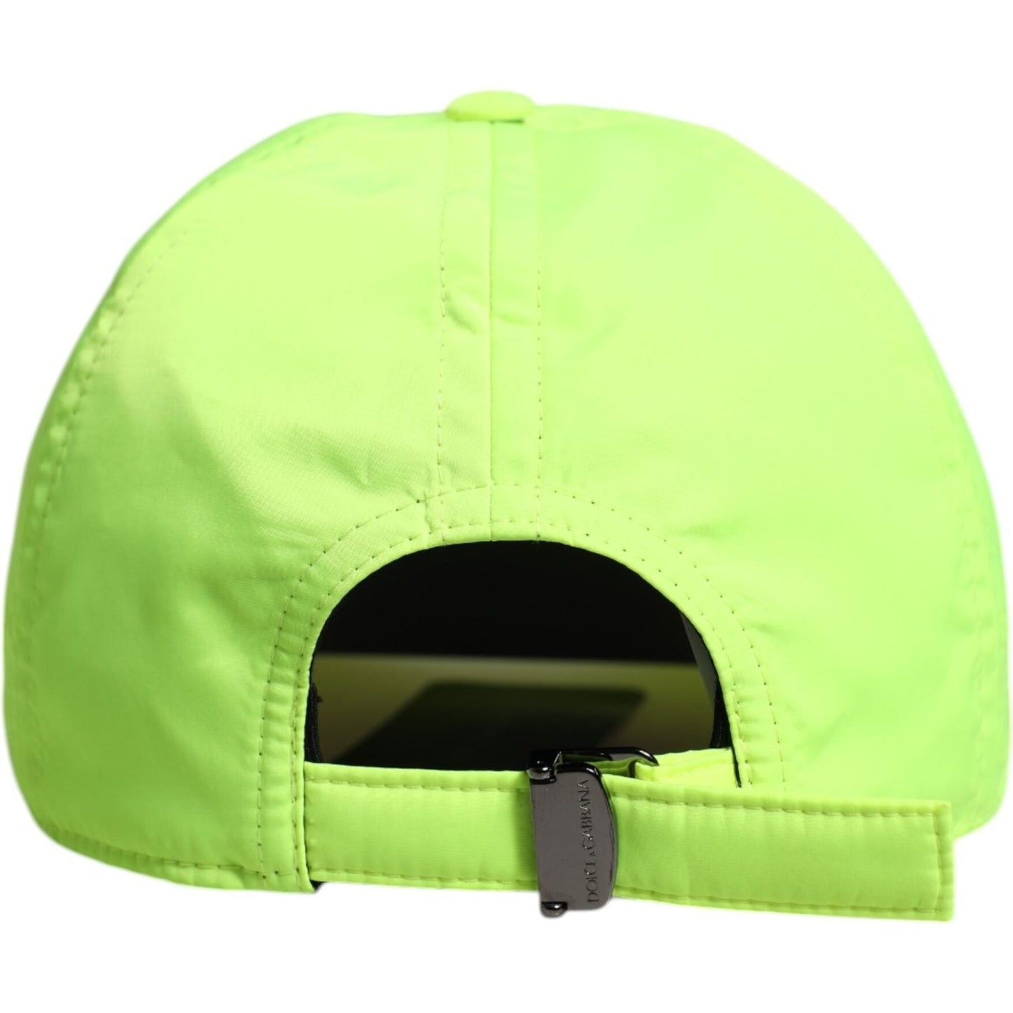 Dolce & Gabbana Yellow Green DG Logo 6 Panels Baseball Cap Dolce & Gabbana Light Goldenrod
