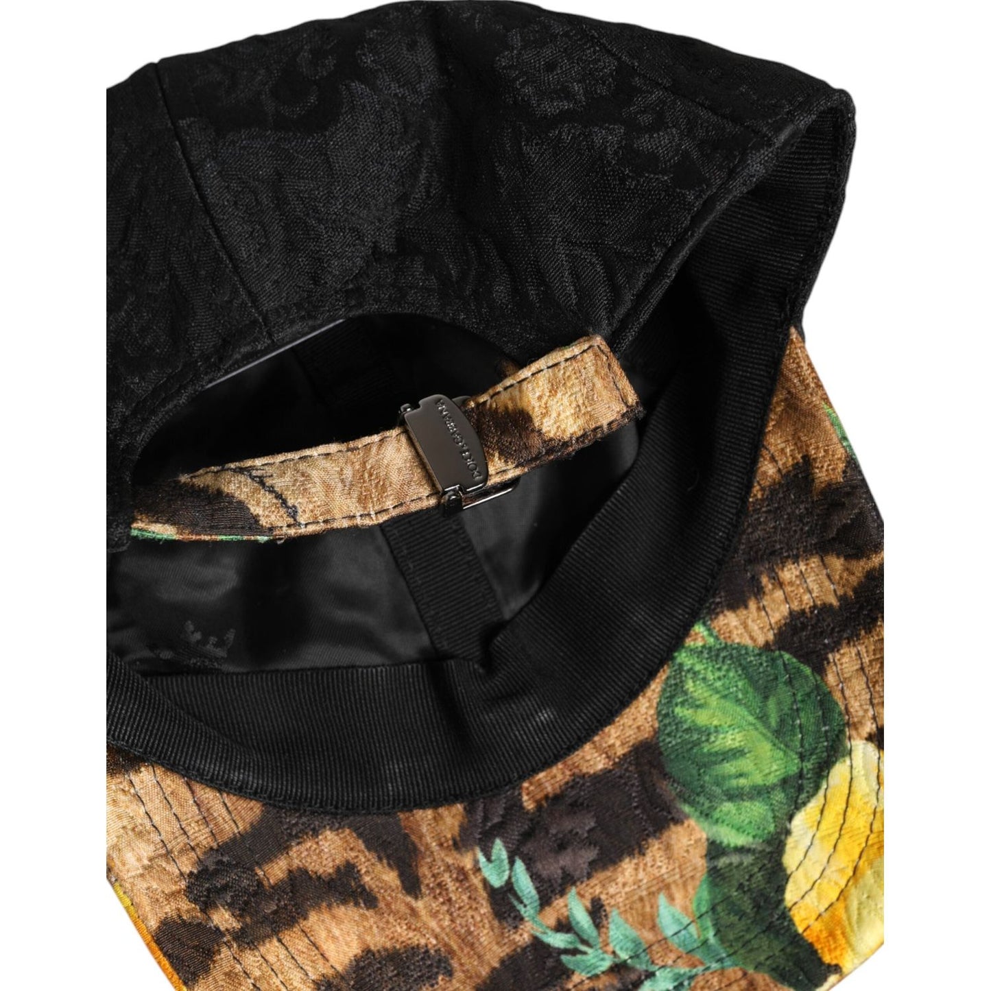 Dolce & Gabbana Multicolor DG Logo Patch 6 Panels Baseball Cap Dolce & Gabbana Black