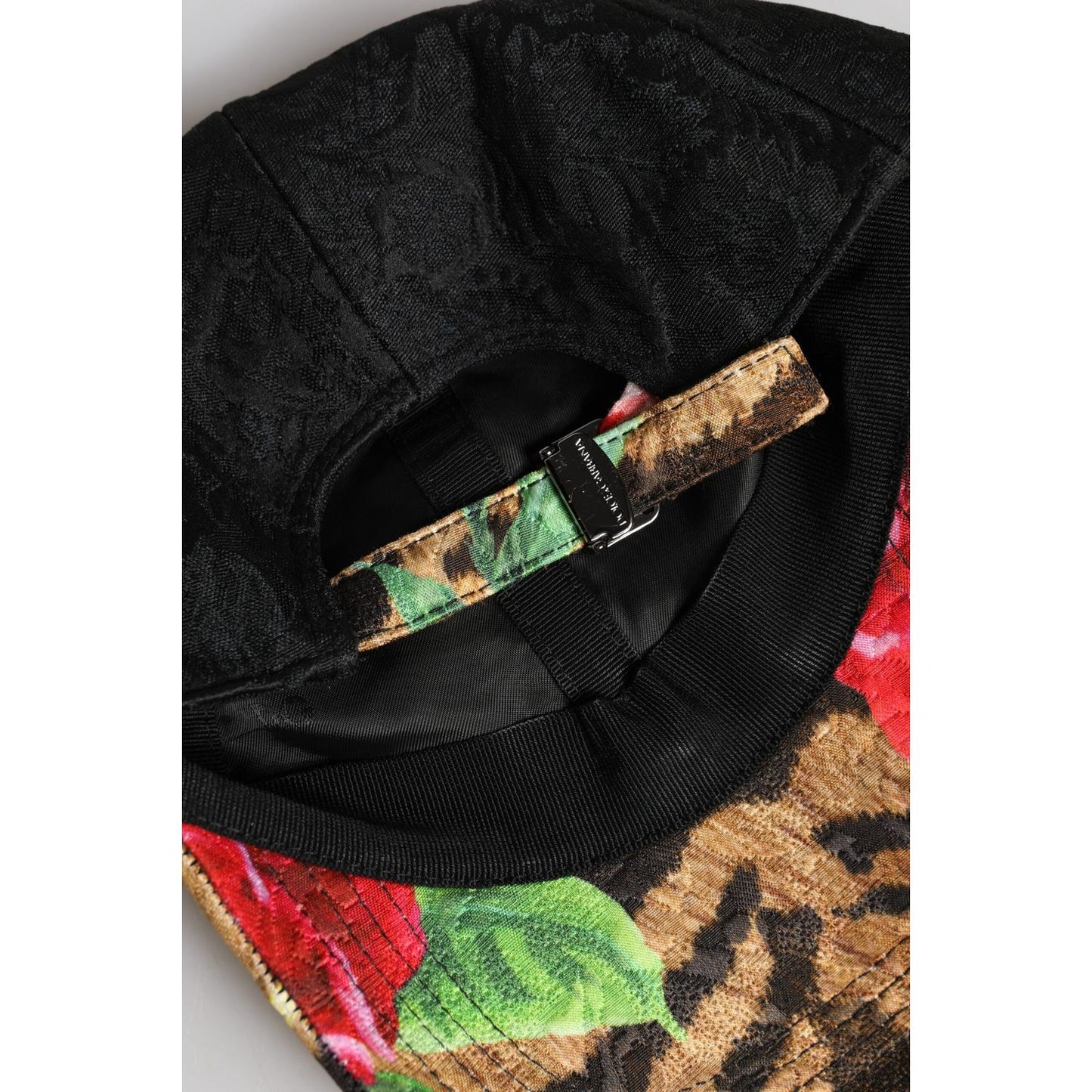 Dolce & Gabbana Multicolor DG Logo Patch 6 Panels Baseball Cap Dolce & Gabbana Rosy Brown