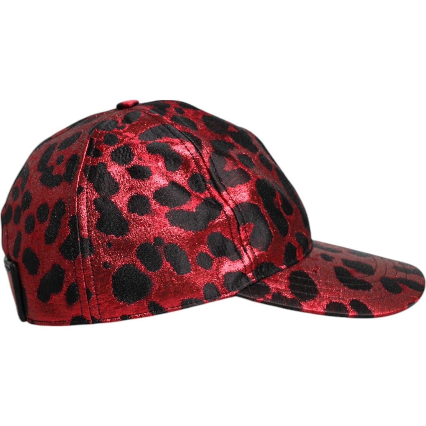Dolce & Gabbana Red Leopard DG Logo 6 Panels Baseball Cap Dolce & Gabbana Dark Slate Gray