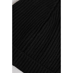 Dolce & Gabbana Black Cashmere Knitted Winter Beanie Hat HAT9847