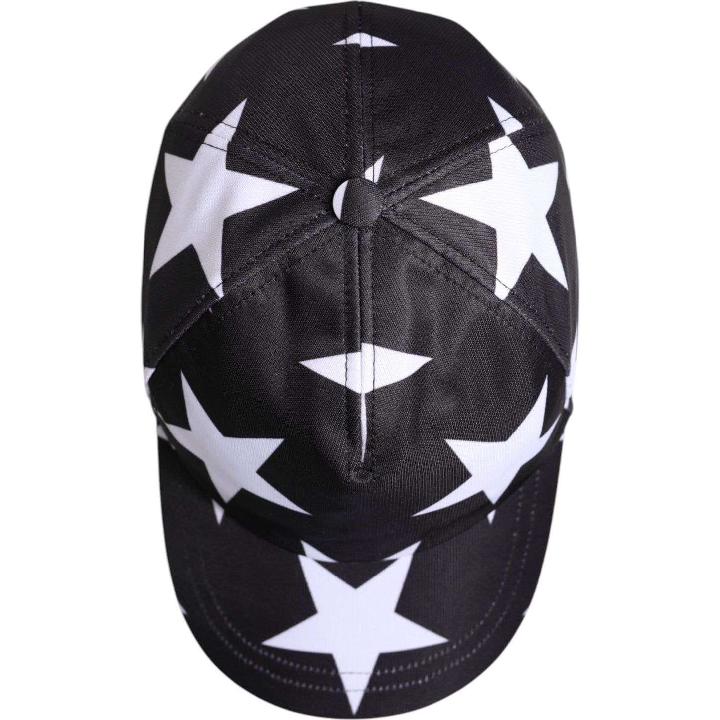 Dolce & Gabbana Black Star Print Polyester Baseball Cap Dolce & Gabbana Dark Slate Gray