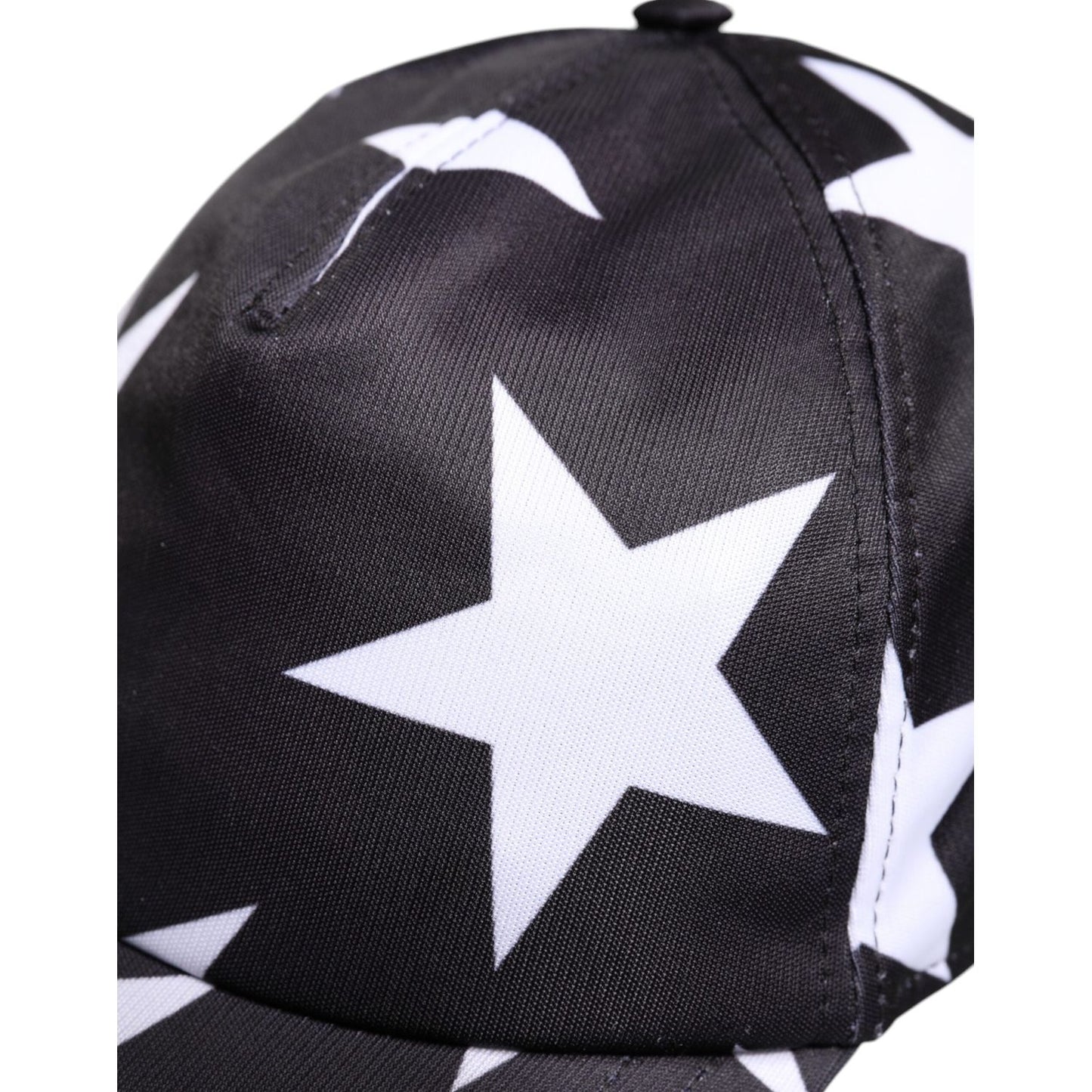 Dolce & Gabbana Black Star Print Polyester Baseball Cap Dolce & Gabbana Dark Slate Gray