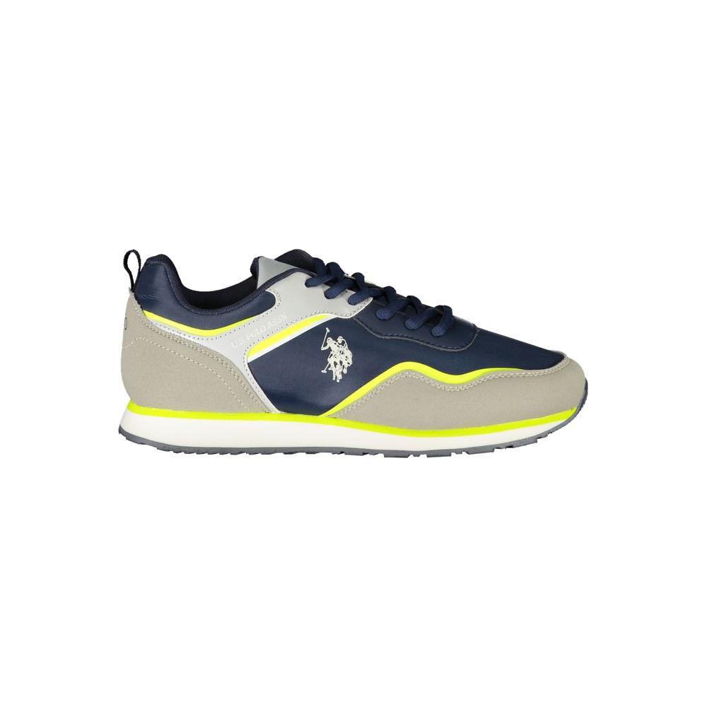 U.S. POLO ASSN. Blue Polyester Sneaker U.S. POLO ASSN. Gray
