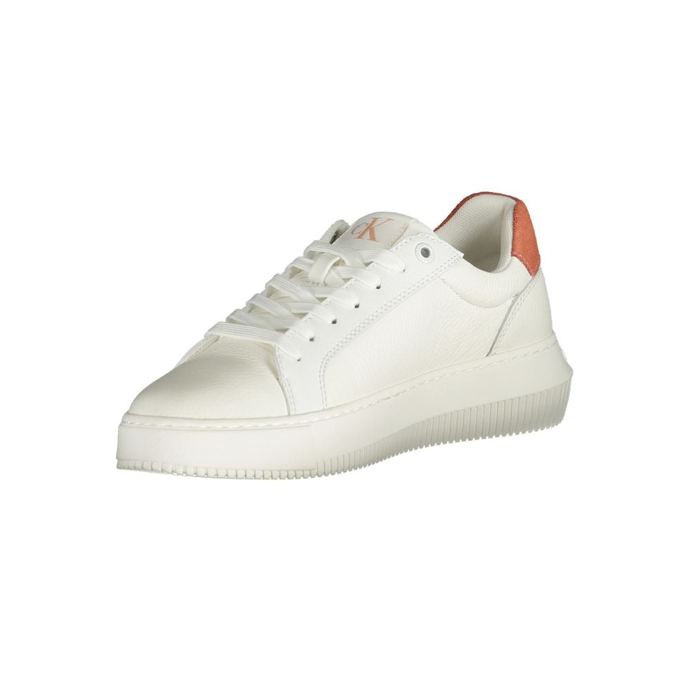 Calvin Klein White Polyethylene Women Sneaker Calvin Klein Light Gray