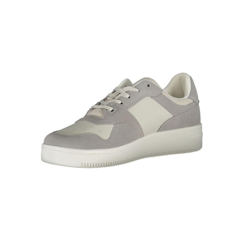 Tommy Hilfiger Gray Polyester Sneaker Tommy Hilfiger Dark Gray