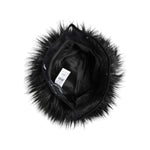 Dolce & Gabbana Black Faux Fur Bucket Hat HAT9667-57