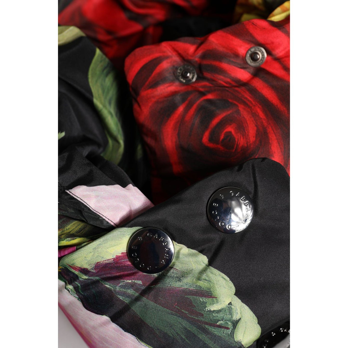Dolce & Gabbana Black Floral Print Whole Head Wrap Hat Dolce & Gabbana Black