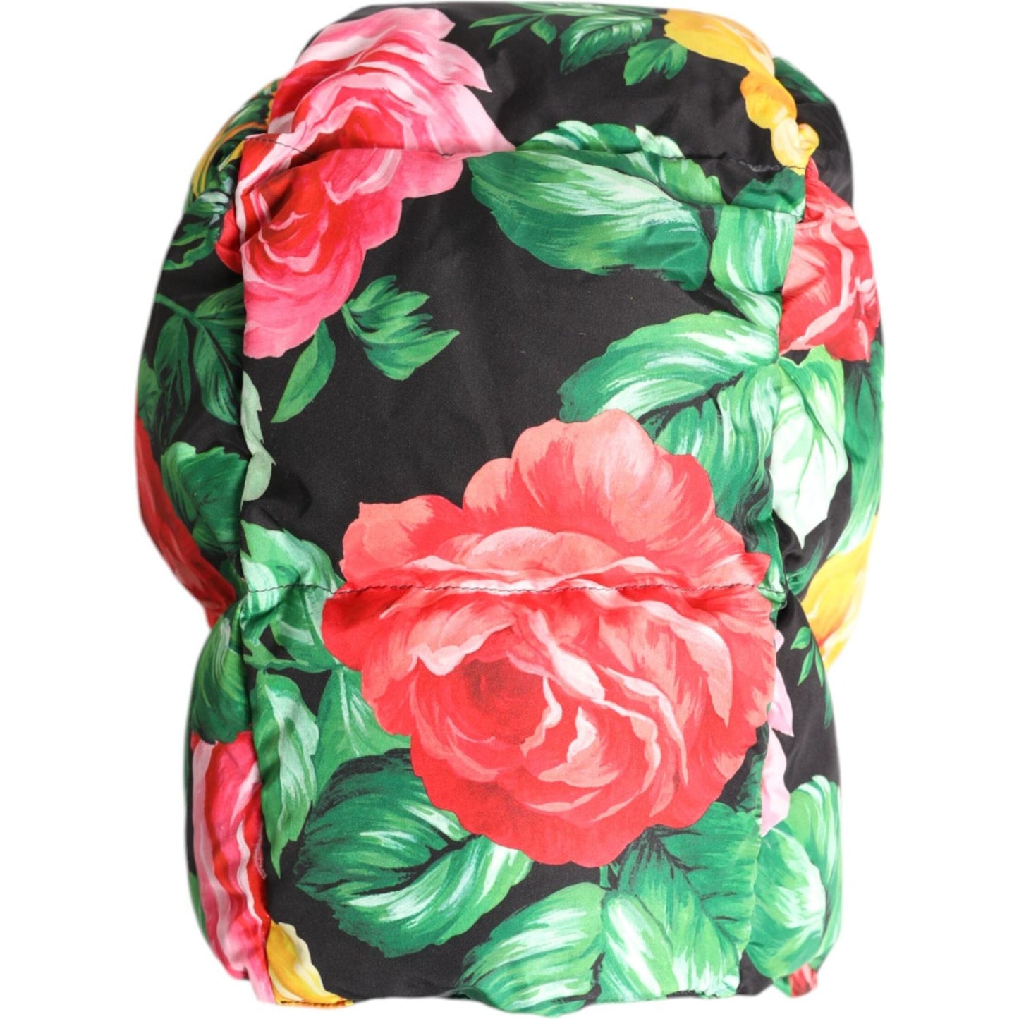 Dolce & Gabbana Multicolor Floral Print Whole Head Wrap Hat Dolce & Gabbana Tan