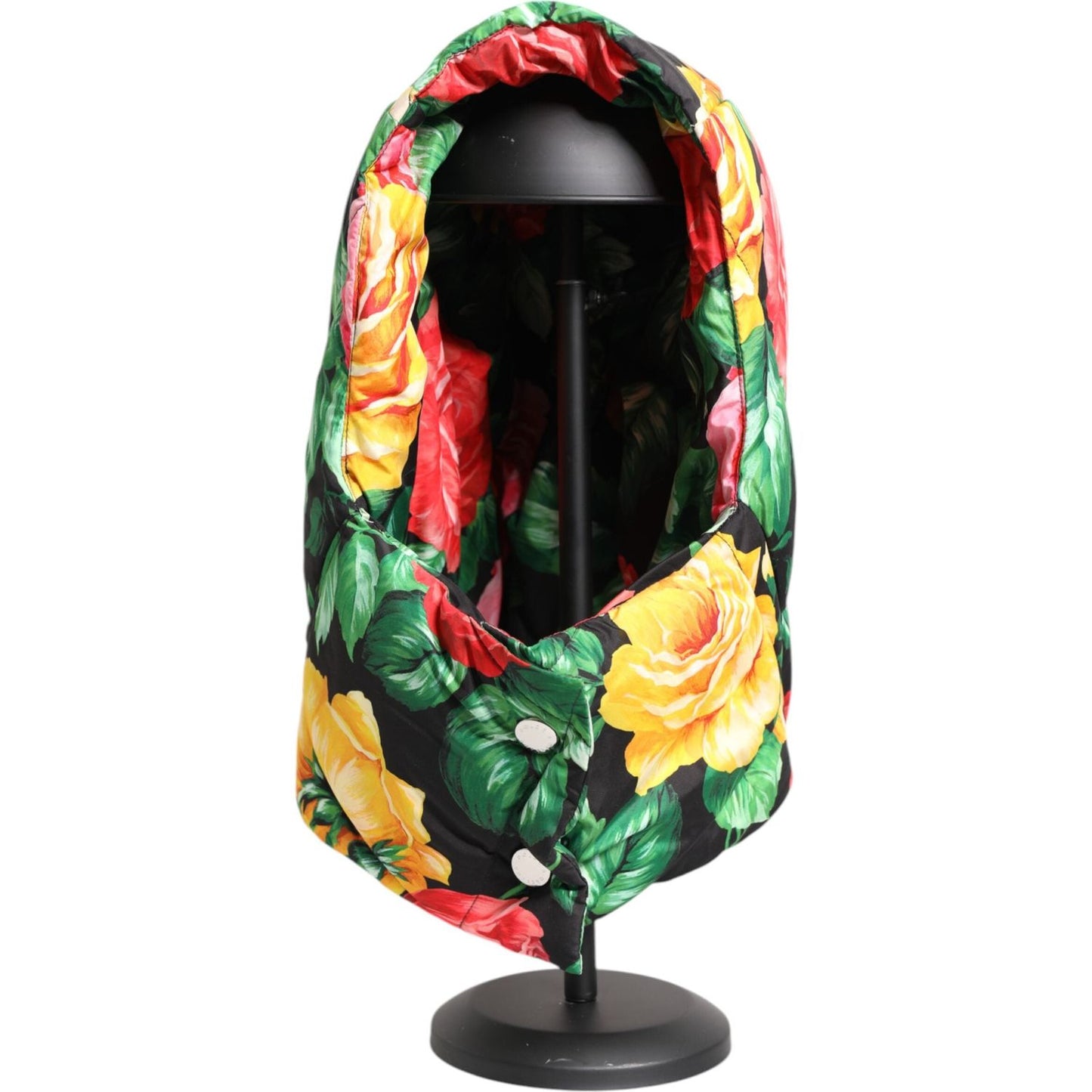 Dolce & Gabbana Multicolor Floral Print Whole Head Wrap Hat Dolce & Gabbana Dark Salmon