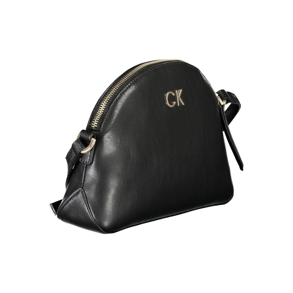 Calvin Klein Black Polyester Handbag Calvin Klein Dark Slate Gray