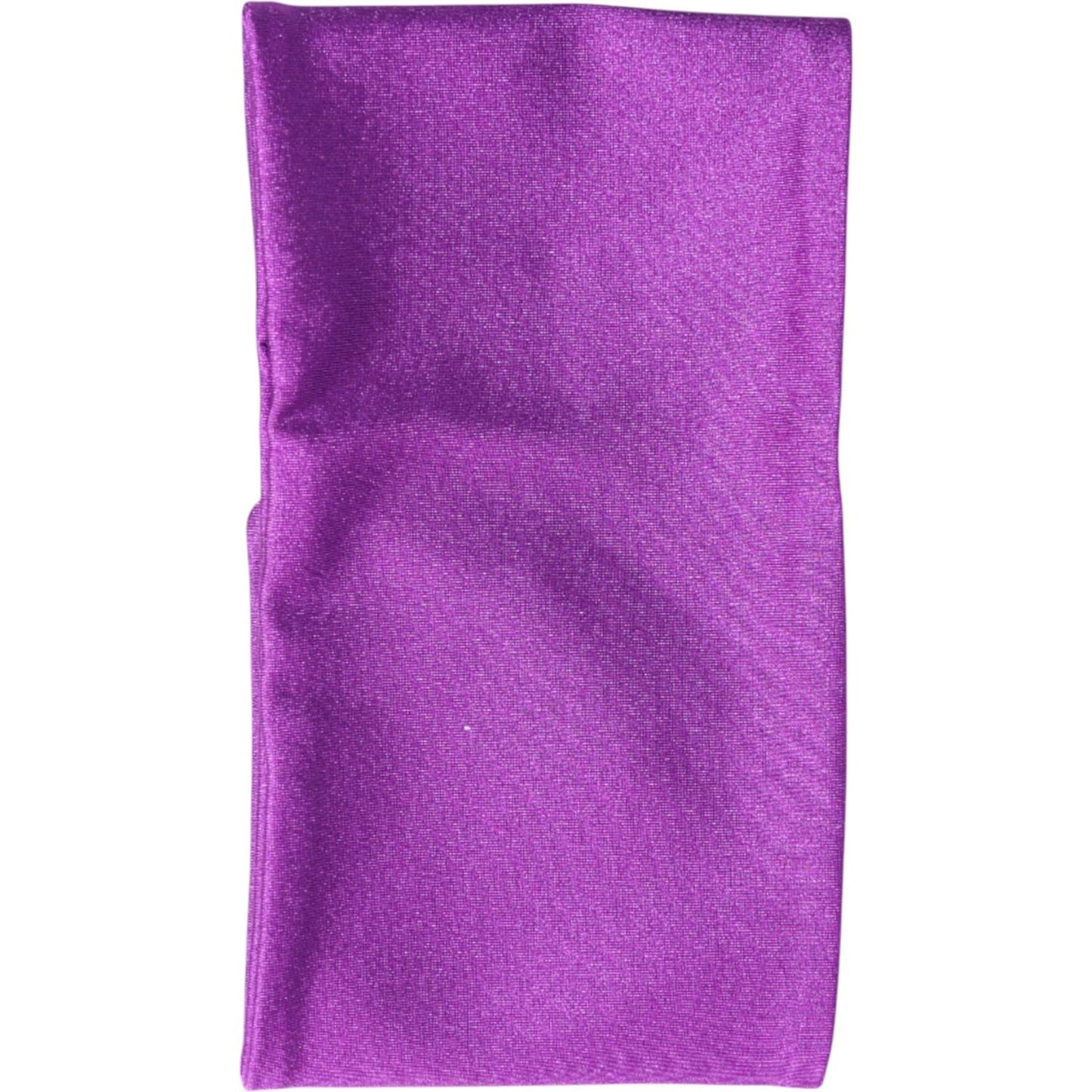 Dolce & Gabbana Purple Nylon Stretch Women Neck Warmer Scarf Dolce & Gabbana Dark Orchid