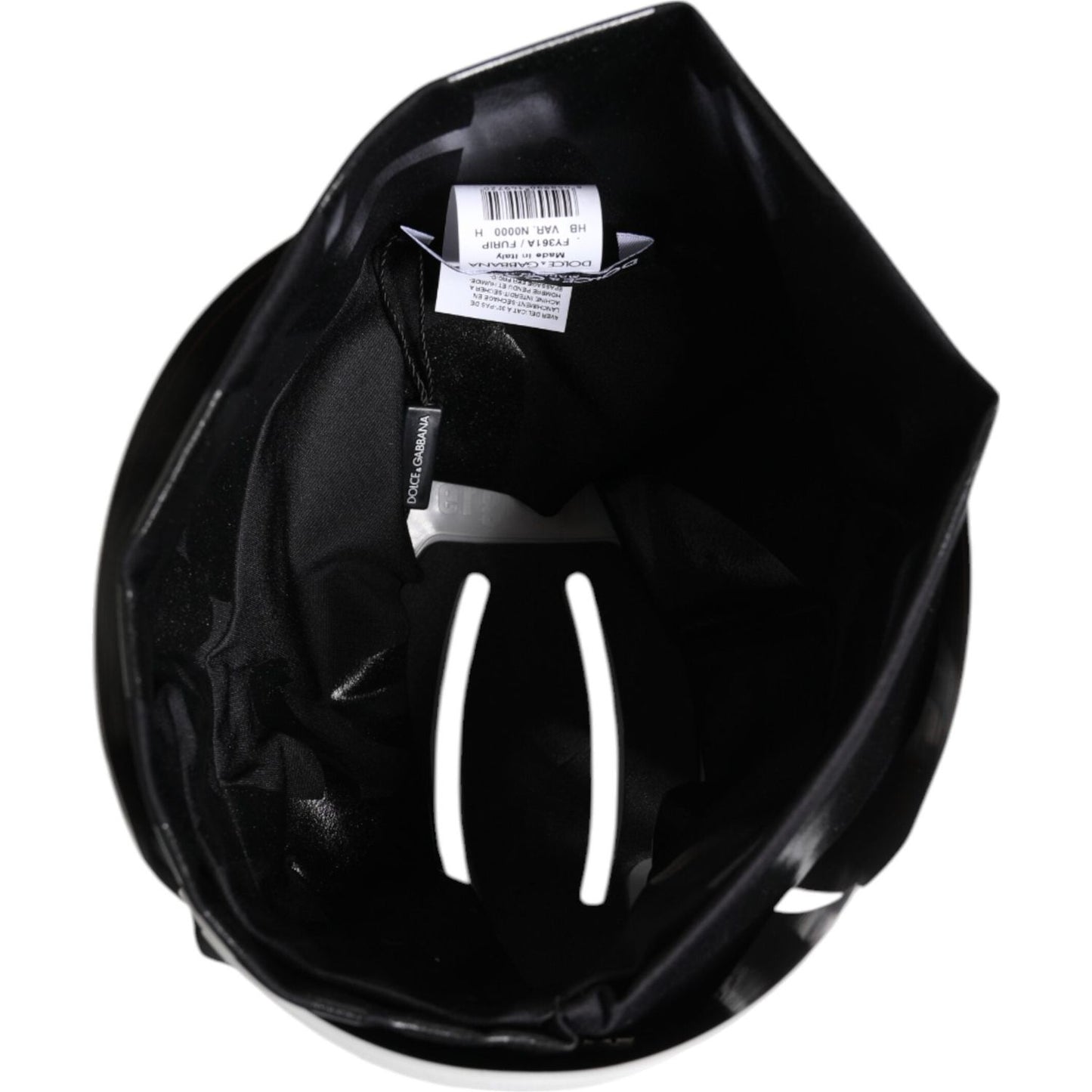 Dolce & Gabbana Black Nylon Stretch DG Logo Head Band Hat Dolce & Gabbana Black