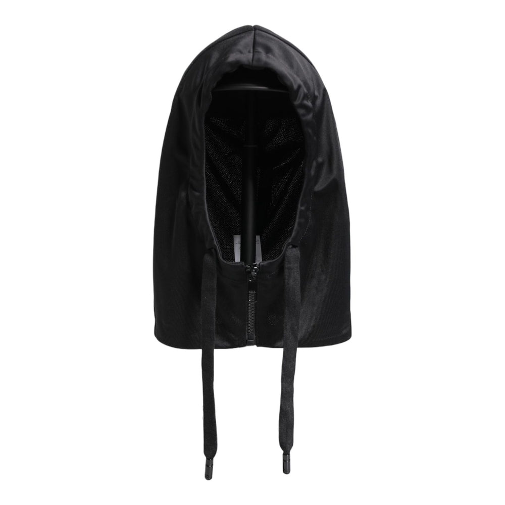 Dolce & Gabbana Black Polyester Whole Head Wrap Hat HAT9818-57