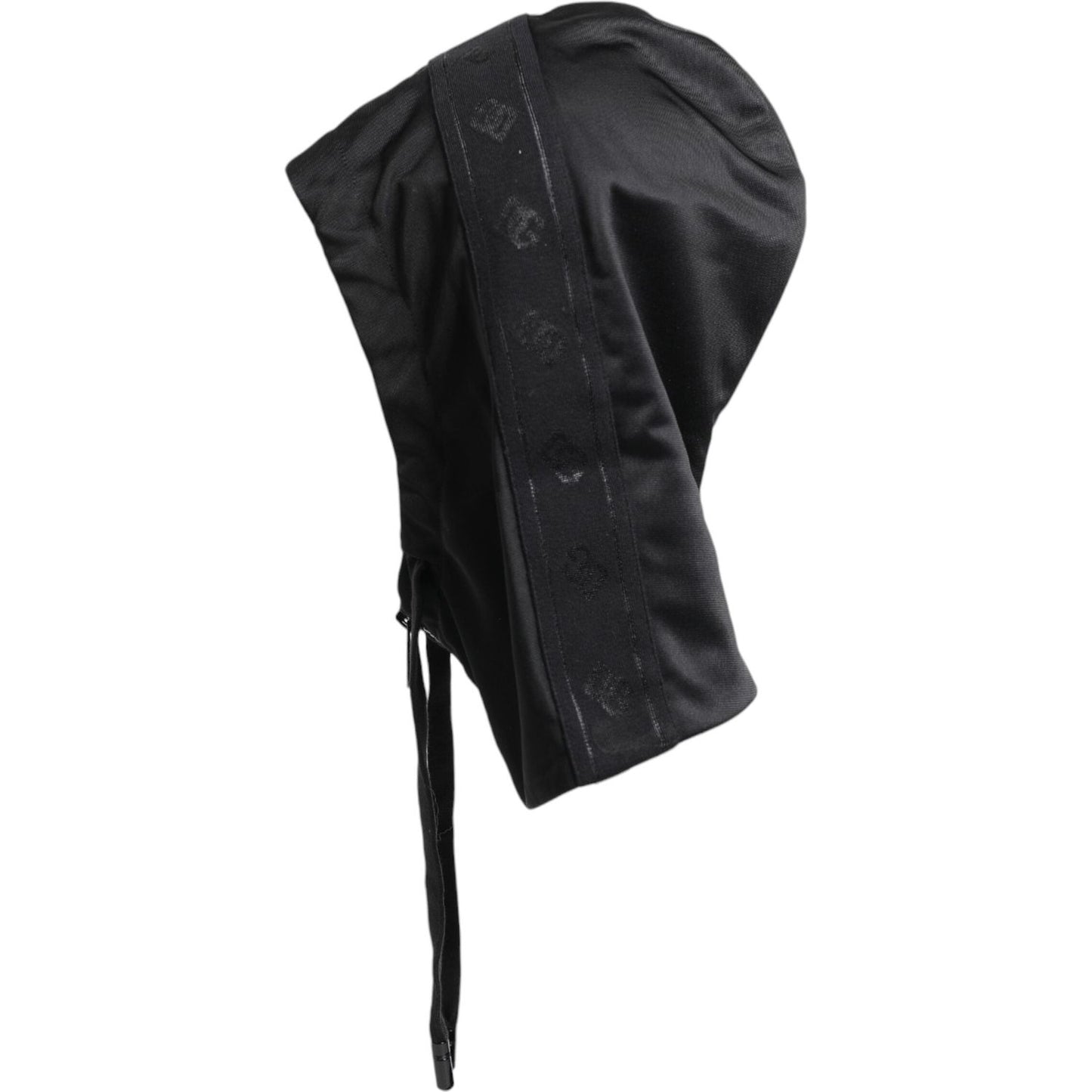 Dolce & Gabbana Black Polyester Whole Head Wrap Hat Dolce & Gabbana Dark Slate Gray