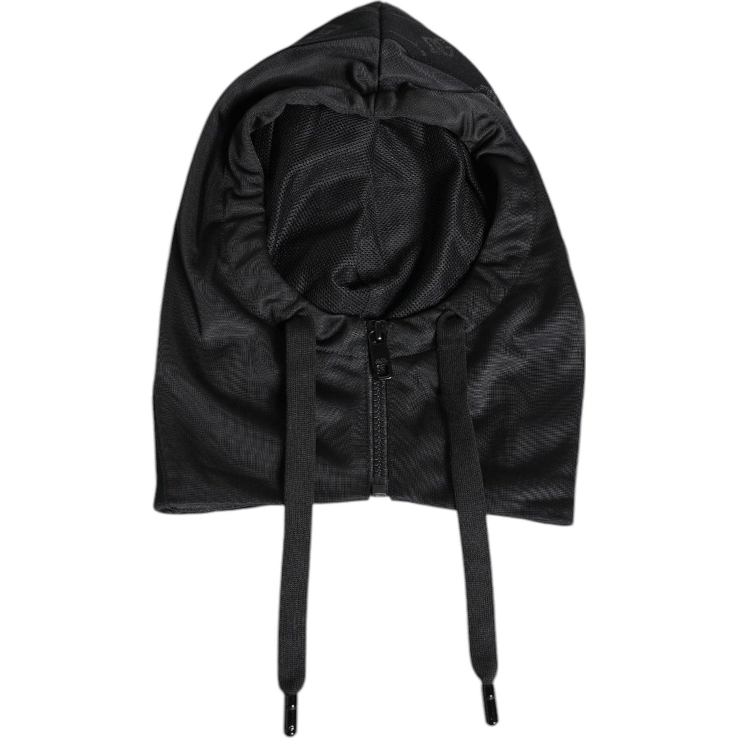 Dolce & Gabbana Black Polyester Whole Head Wrap Hat Dolce & Gabbana Black