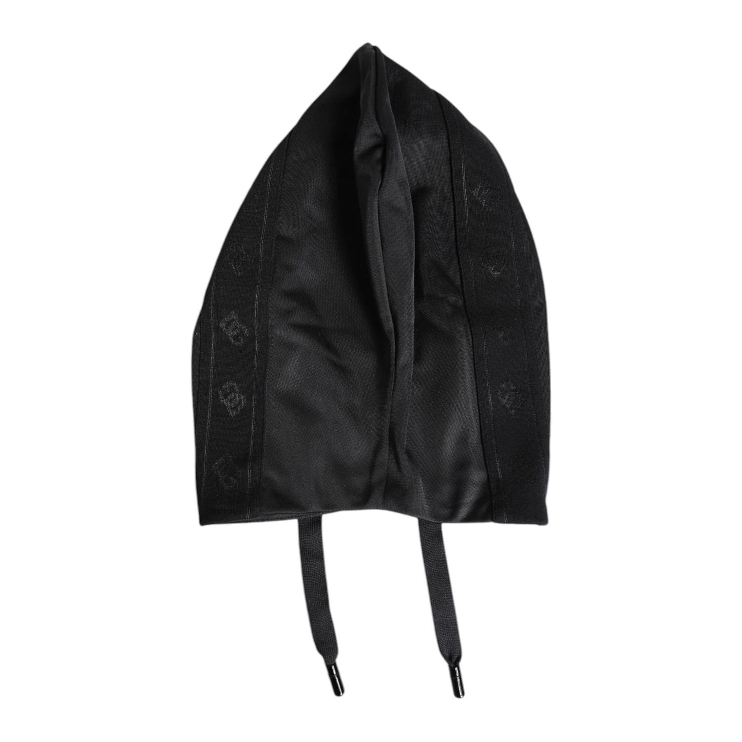 Dolce & Gabbana Black Polyester Whole Head Wrap Hat