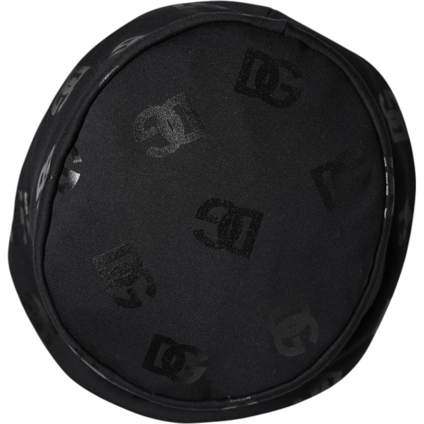 Dolce & Gabbana Black DG Monogram Polyester Jacquard Bucket Hat Dolce & Gabbana Black
