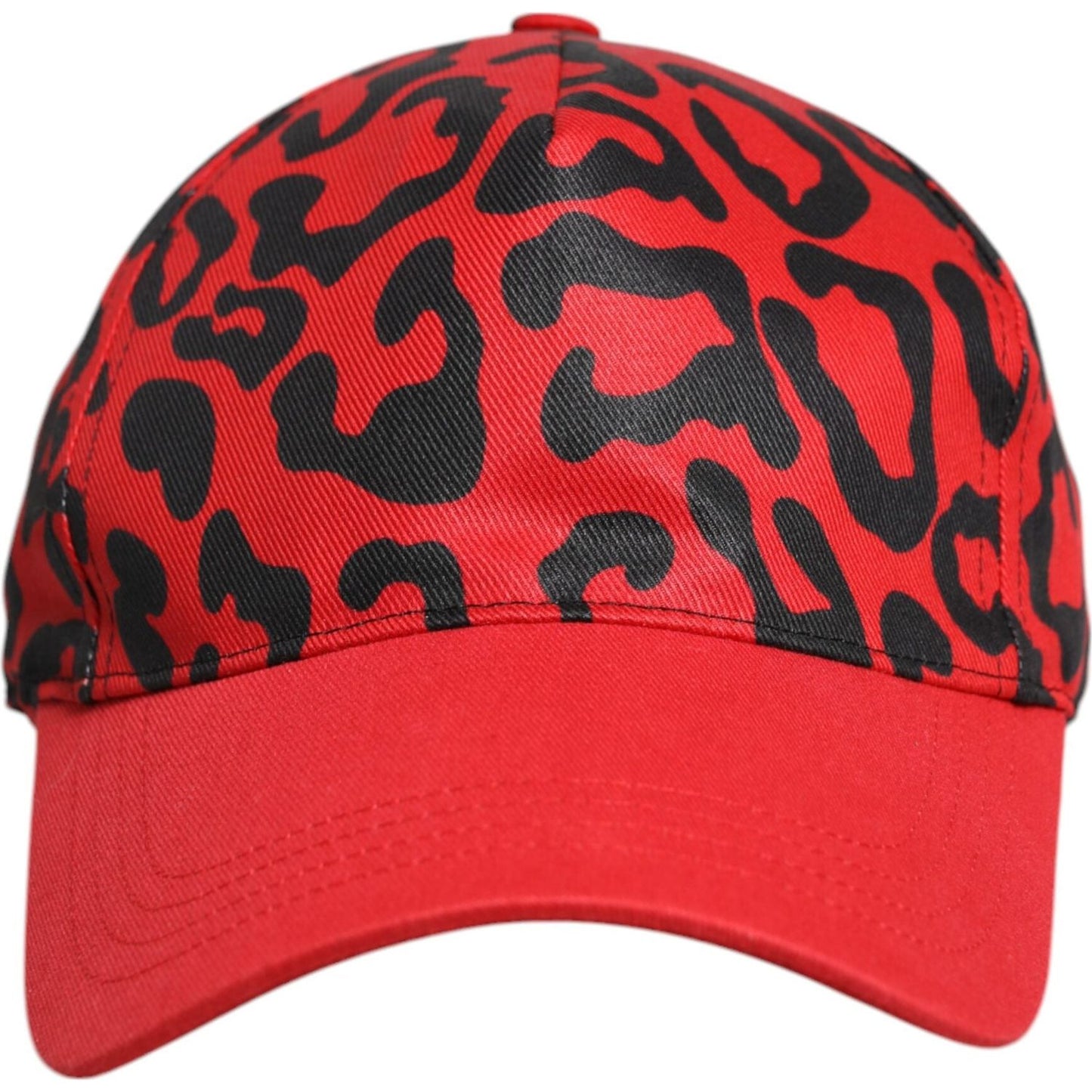 Dolce & Gabbana Red Cotton 6 Panels Women Baseball Cap Dolce & Gabbana Firebrick
