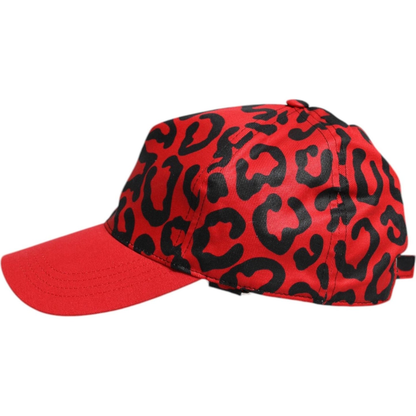 Dolce & Gabbana Red Cotton 6 Panels Women Baseball Cap Dolce & Gabbana Dark Slate Gray
