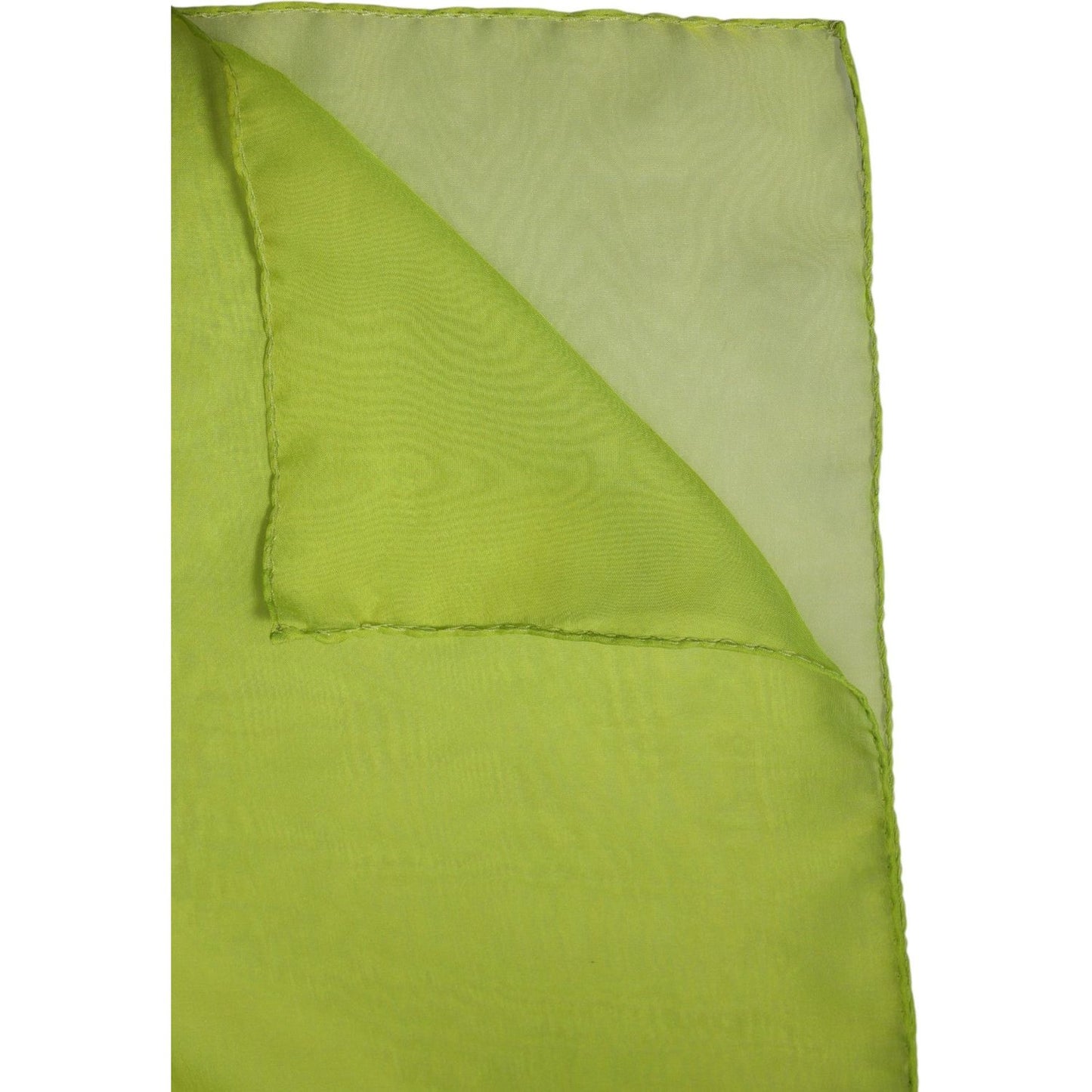 Dolce & Gabbana Green Silk Rectangle Wrap Shawl Neck Warmer Scarf Dolce & Gabbana Yellow Green