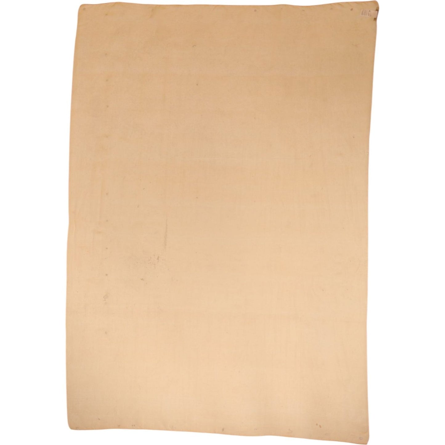 Dolce & Gabbana Orange Silk Rectangle Wrap Shawl Scarf Dolce & Gabbana Tan
