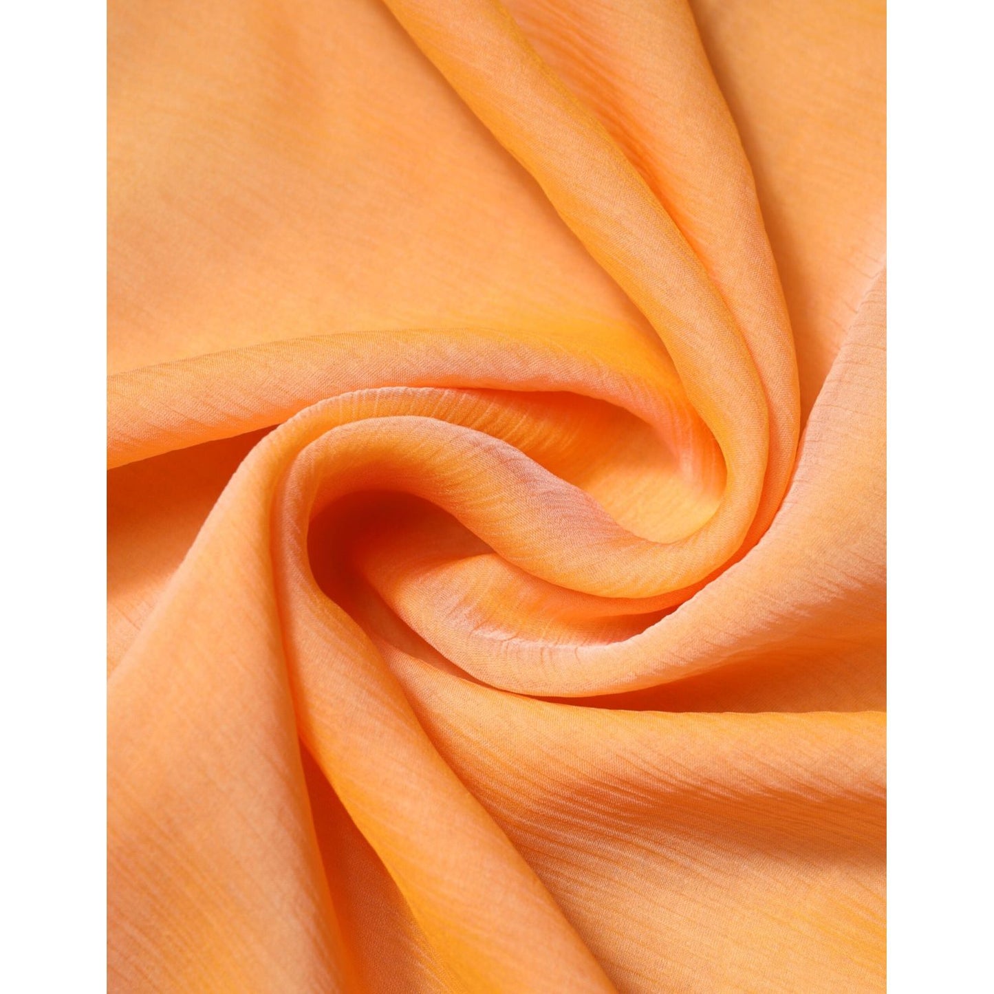 Dolce & Gabbana Orange Silk Rectangle Wrap Shawl Scarf Dolce & Gabbana Sandy Brown