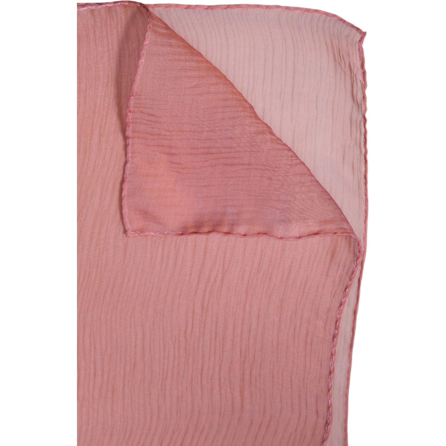 Dolce & Gabbana Pink Silk Rectangle Women Wrap Shawl Scarf Dolce & Gabbana Rosy Brown