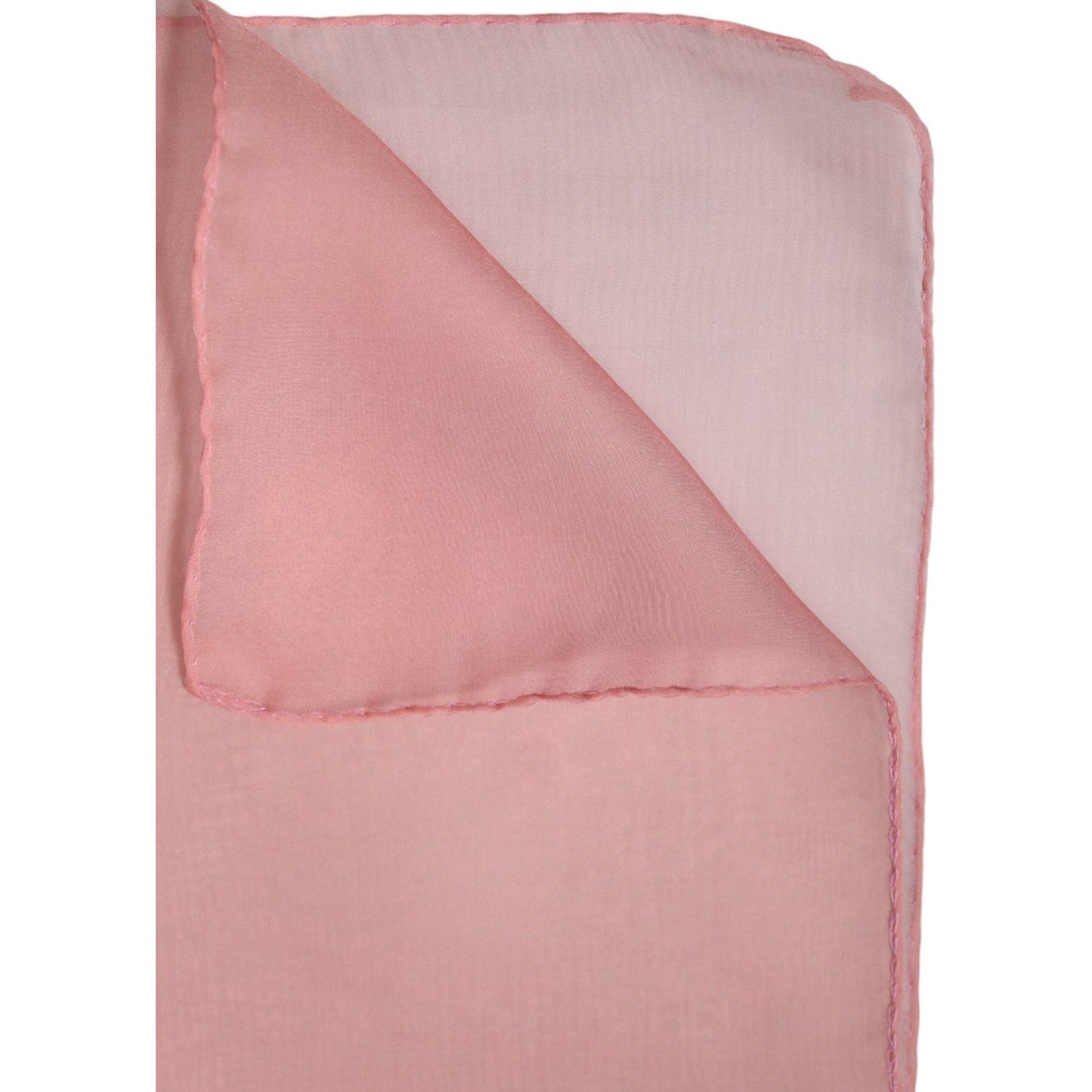 Dolce & Gabbana Pink Silk Rectangle Women Wrap Shawl Scarf Dolce & Gabbana Rosy Brown
