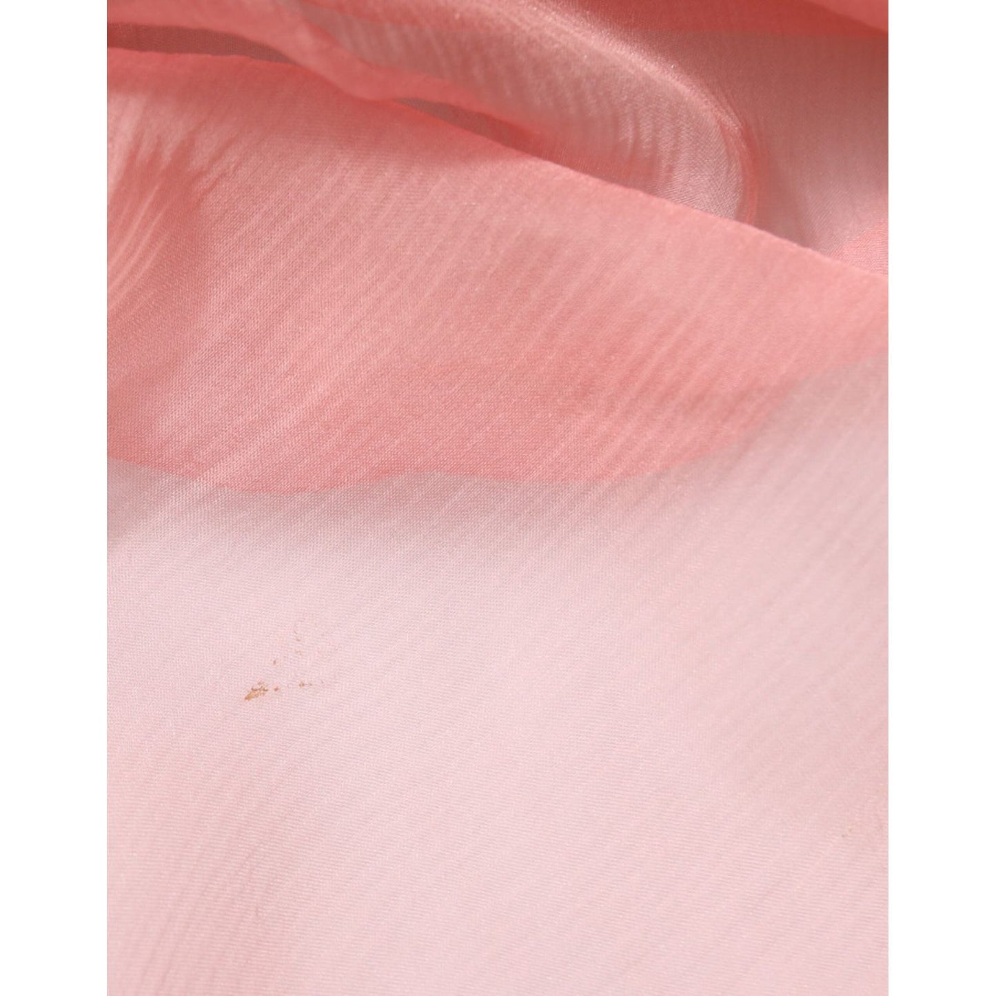 Dolce & Gabbana Pink Silk Rectangle Women Wrap Shawl Scarf Dolce & Gabbana Light Pink